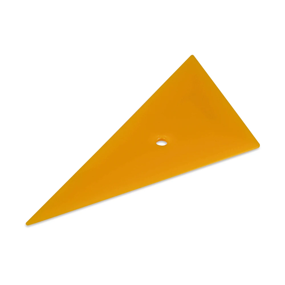 

EHDIS Professional Window Tint Tool Triangle Film Scraper with Hole Car Vinyl Applicator Tools Go Corner Squeegee cleaner A68