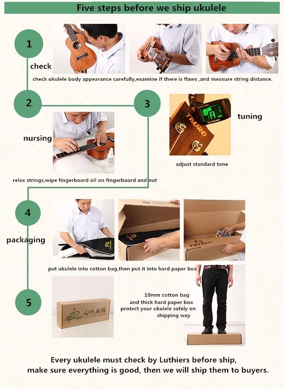 ukulele shipping