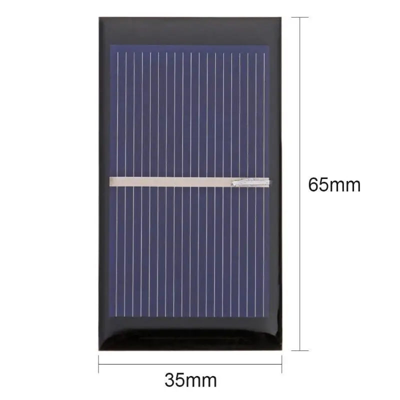 0,3 W 0,5 V 600mA панель солнечных батарей поликристаллическая панель солнечных батарей для модуля батареи DIY зарядное устройство