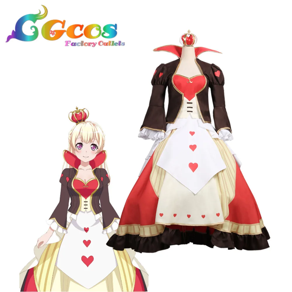 CGCOS Косплэй костюм Bang Dream! Shirasagi Chisato Платье Аниме Костюм для Хэллоуина и Рождества