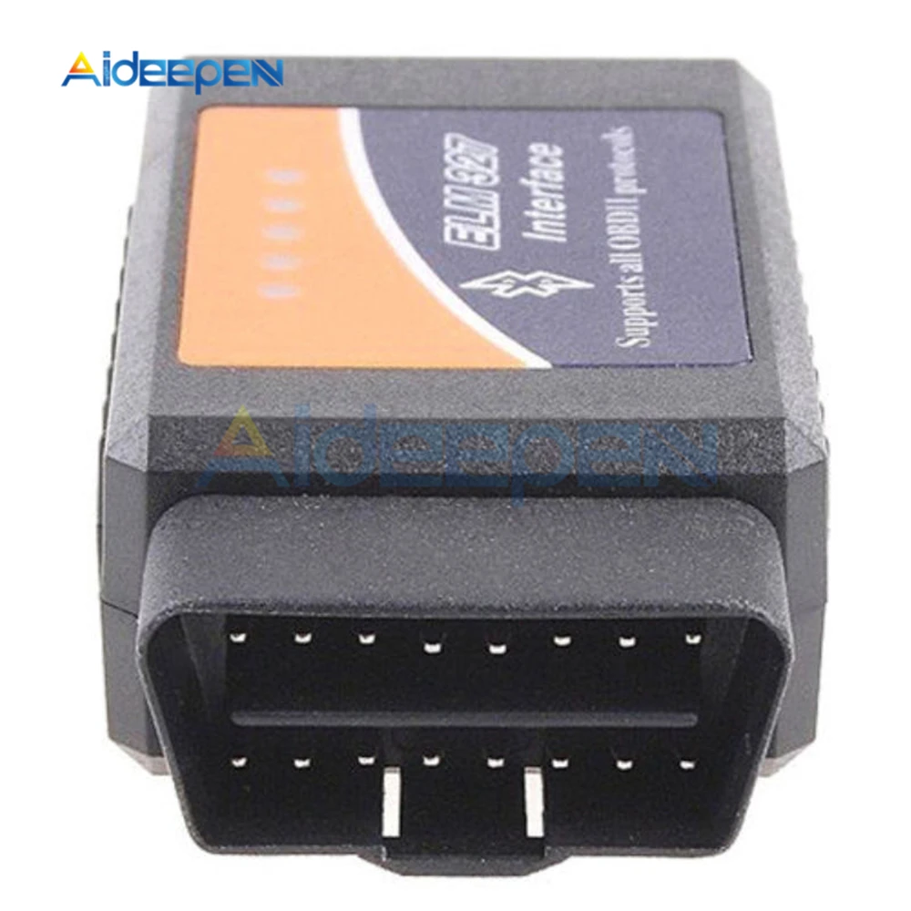 ELM327 OBD2 Bluetooth V1.5 автомобильный диагностический инструмент ELM 327 OBD II сканер для Android/IOS/Windows 12 В