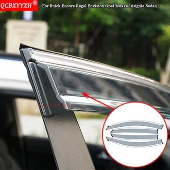 

QCBXYYXH Awnings Shelters Window Visors Sun Rain Shield Stickers Covers For Buick Encore Regal Envision Opel Mokka Car-Styling