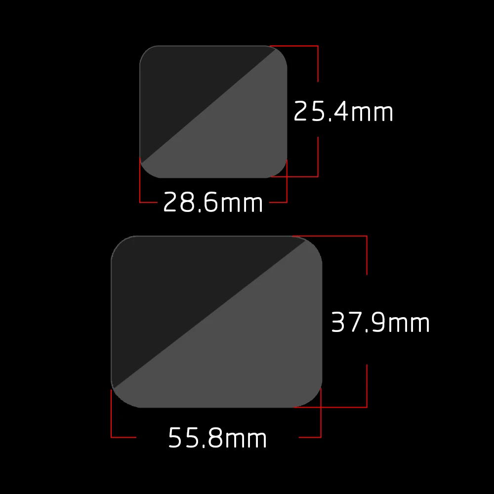 Новая закаленная пленка для Gopro Hero 7 6 5, аксессуары, протектор, закаленное стекло для Go Pro Hero 7 6 5, черная Экшн-камера