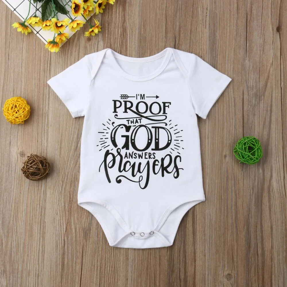 

2019 New Simple Style Infant Newborns Body suit Jumpsuit Clothes Outfits cheap Pretty Cute Letter Printed Newborn Baby Boy Girl