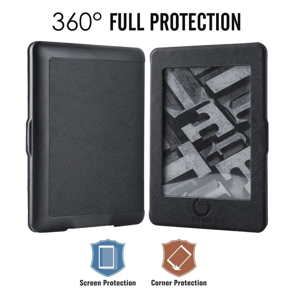 

jieyigao Smart Magnetic Wake Up / Sleep Leather Case Amazon Kindle Paperwhite protective shell/skin A30