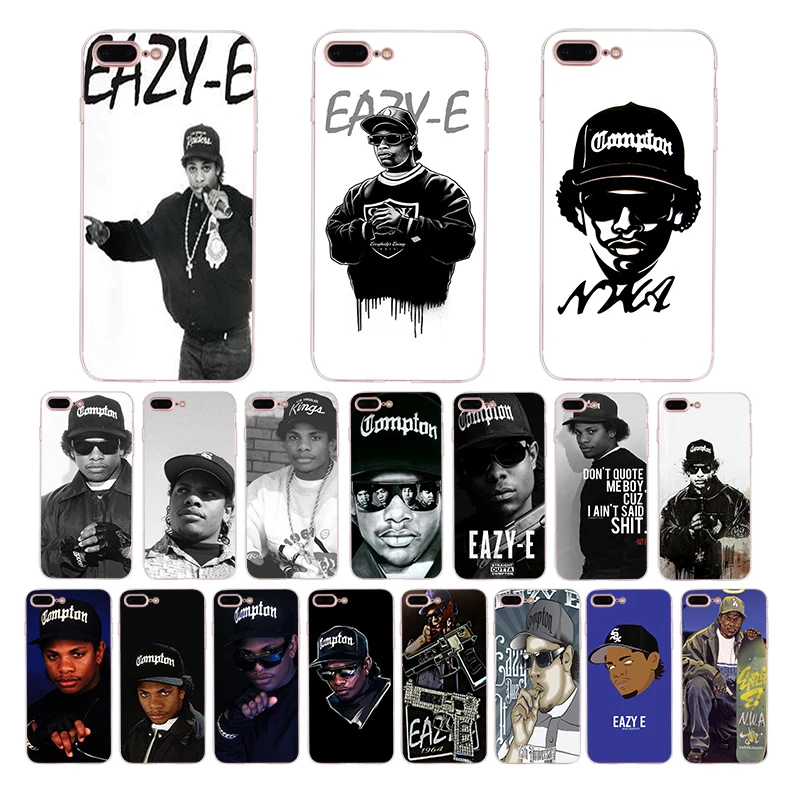 

American pop rapper eazy-e Soft silicone mobile phone case for iphone 6s 6 7 8 plus x xs xr xsmax 5 5s se TPU cover shell bumper