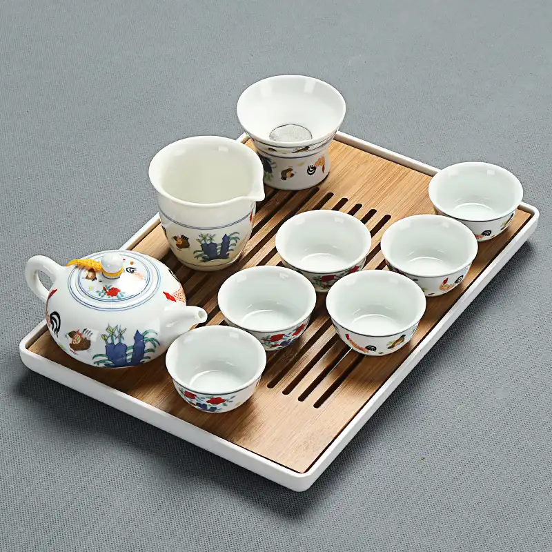 Tetera Para El Hogar Con Taza Juego De Tetera De Kung Fu Resistente Al Tetera Para El Hogar Con Taza Juego De Tetera De Kung Fu Resistente Al