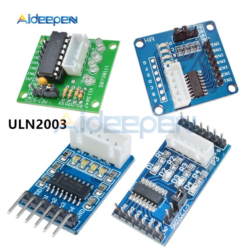 DC 5 V-12 V ULN2003 4-фазный шаговый мотор драйвер платы модуль для Arduino 28BYJ-48 шаговый двигатель