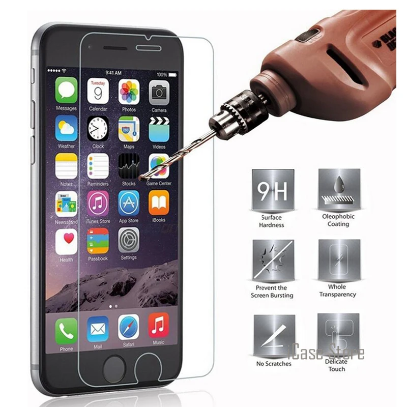 2.5D 9 H Премиум закаленное Стекло для iPhone 6 S 7 плюс 5 5S se 4 4S Apple Экран протектор