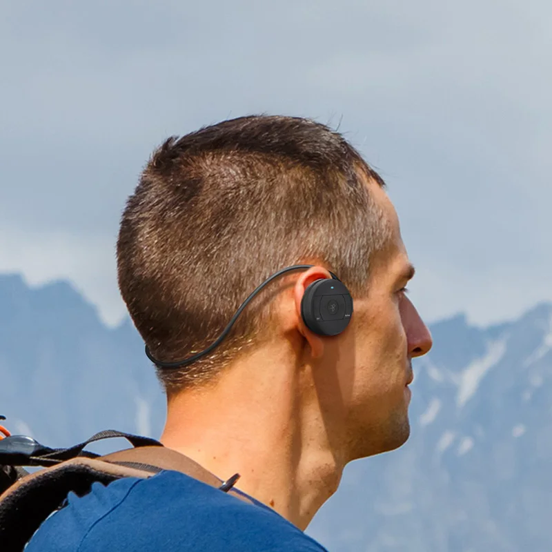 Bluetooth наушники с микрофоном Спортивная бинауральная беспроводная гарнитура для