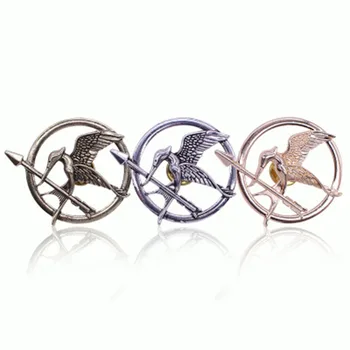 

Wholesale 120pcs The Hunger Games Brooches Classic Movie Jewelry Popular Vintage Style Birds Brooches Broche Spilla Brosche