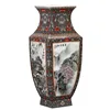 New Design Antique Jingdezhen Ceramic Vase Vintage Chinese Style Porcelain Flower Vase For Home Office Decor 1