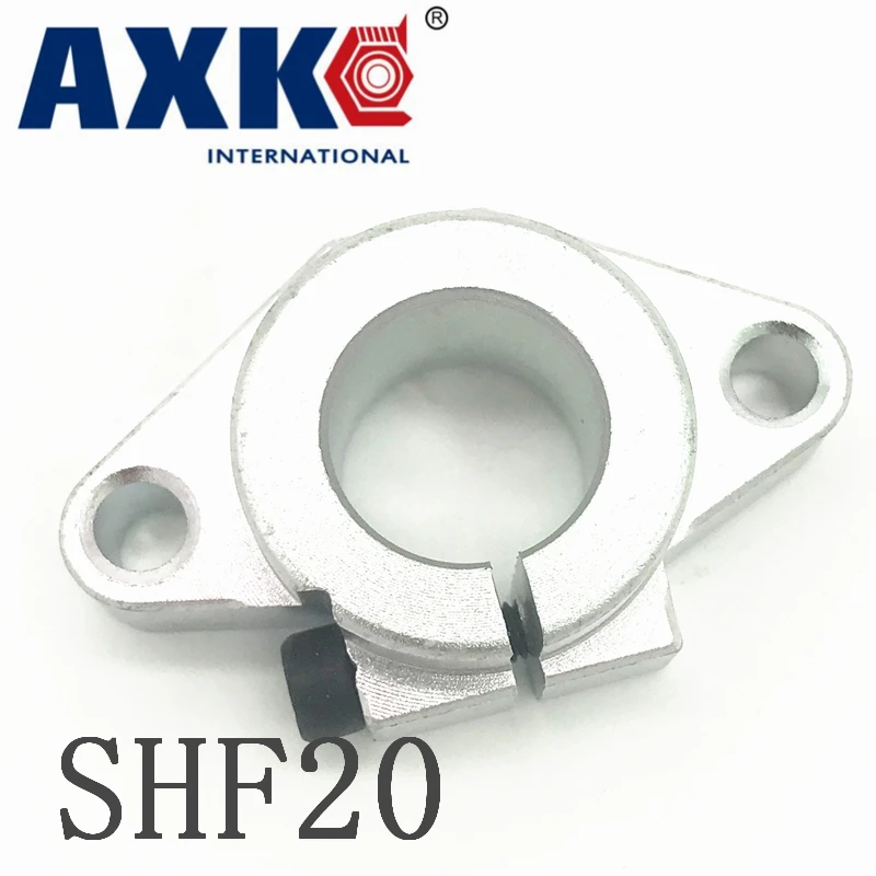 Axk 4 шт. Shf20 Линейный вал поддержка 20 мм линейный рельсовый Поддержка Xyz Таблица Cnc