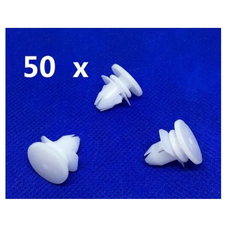 10x Clips For Honda Civic Exterior Door Moulding Bumpstrip Trim Blue Plastic