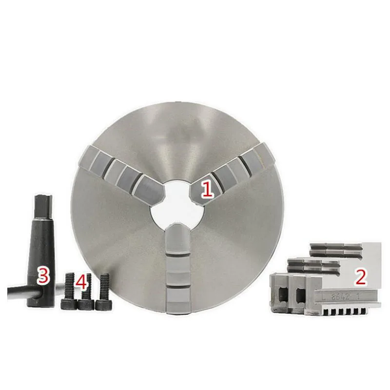 Трехкулачковый патрон кулачковый Самоцентрирующийся Зажимной патрон токарного станка K11250 200 160 125 130 80