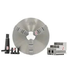 Трехкулачковый патрон кулачковый Самоцентрирующийся Зажимной патрон токарного станка K11250 200 160 125 130 80