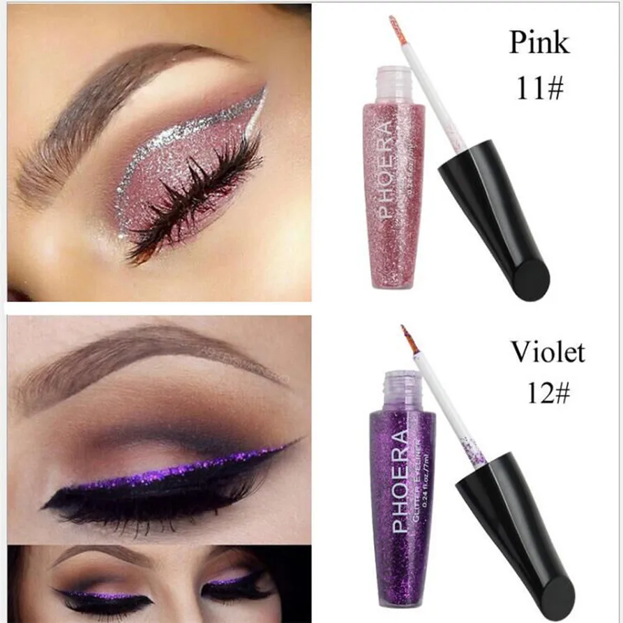 New 2018 Makeup Metallic Shiny Eyes Eyeshadow Waterproof Glitter Liquid