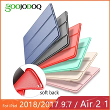 For iPad Air 2 Air 1 Case 2018 9.7 Funda Silicone Soft Back 2017 Pu Leather Smart Cover Case for iPad 2018 6th generation Case-in Tablets & e-Books Case from Computer & Office on Aliexpress.com | Alibaba Group