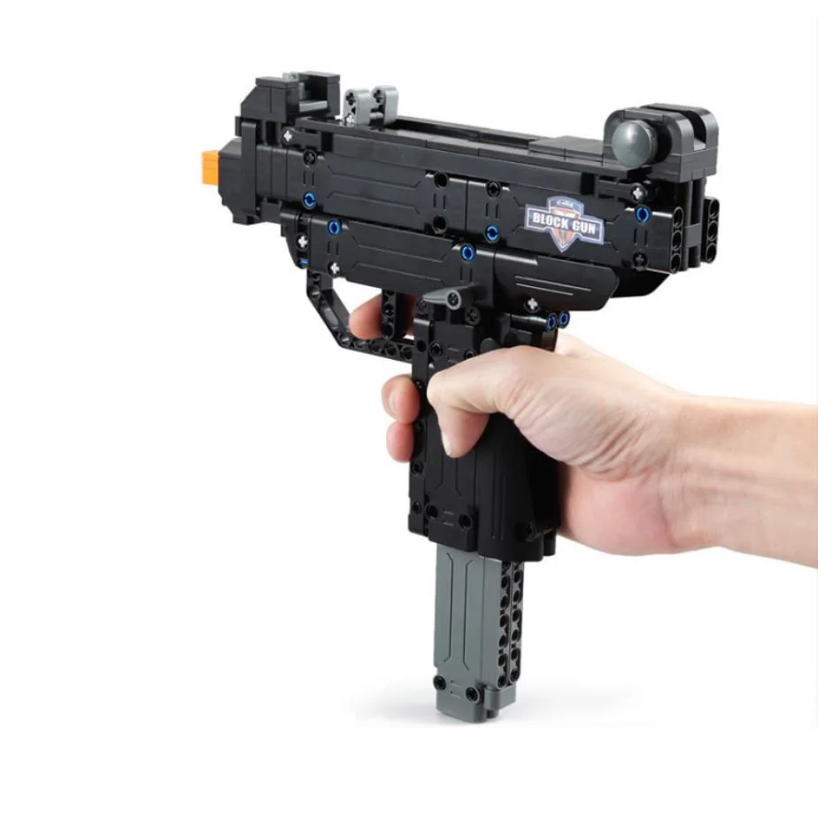 Лидер продаж Современная военная игра pubg Mini Uzi строительный блок для оружия Submachine