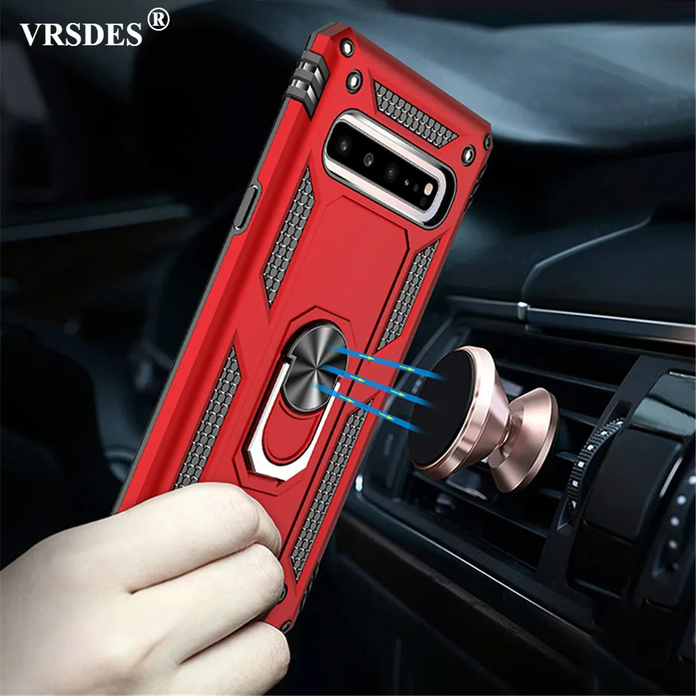 

For Samsung Galaxy S10 Plus S9 S8 Plus Note 9 8 Case Kickstand Armor Covers For Samsung A6 A8 A7 A9 2018 J4 J6 Prime J3 J8 2018