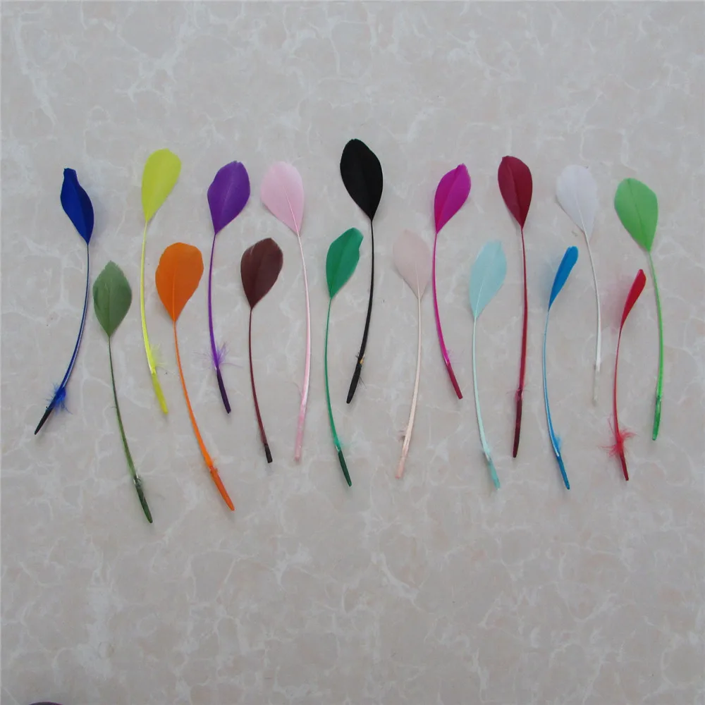 

Natural Beautiful Goose Feather DIY the art of inserting flowers material accessories 25 root sell 15-20cm 6-8 inch