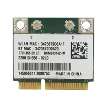 Адаптер Broadcom BCM943142HM 150 Мбит/с 2,4 ГГц Mini PCi E 802.11b/g/n WiFi+ Bluetooth 4,0 для DELL Inspiron 13z 17R 3460 15TR