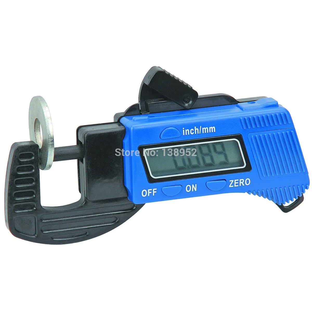0 12.7mm 0.01mm plastic digital thickness gauge meter tester measuring