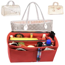Exclusive Customizable Felt Handbag Organizer Bag In Bag Tote Organizer Neverfull Speedy Insert Diaper(w/Detachable Zip Pocket) Exclusive Customizable Felt Handbag Organizer Bag In Bag Tote Organizer Neverfull Speedy Insert Diaper(w/Detachable Zip Pocket)