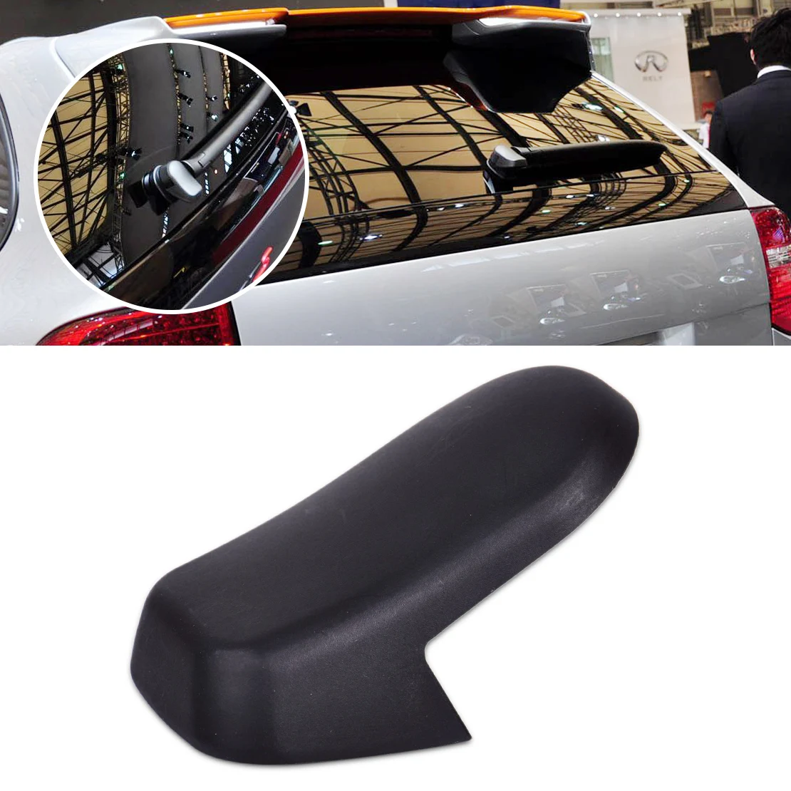 DWCX Car Rear Wiper Arm Base Cover Switch Cap Replacement 95562832002