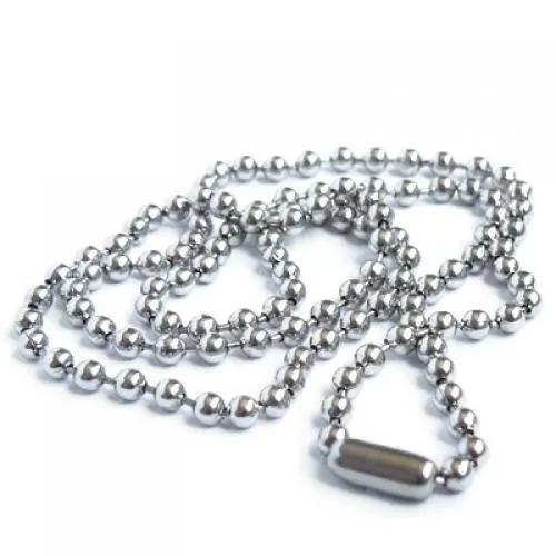 Stainless Steel Bead Metal Bead Necklace Chainin Chain Necklaces from