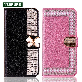 

YESPURE TPU+Leather Shockproof for Samsung Galaxy S8 Case 360 Protective Girls Flip Leather Cover Handphone Fancy Covers