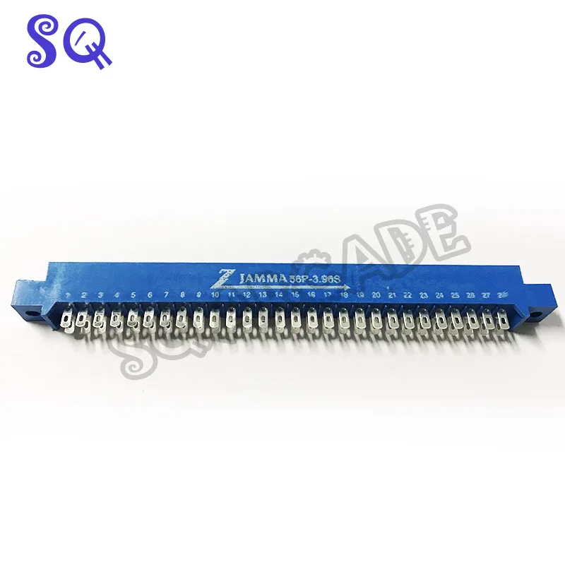 

Free shipping 2PCS/LOT 2*28Pin Blue Jamma Connector 56pin Connector for jamma wire harness with arcade game board