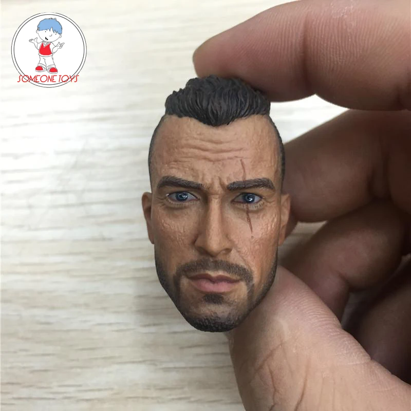 

1/6 Male Soldier Head Sculpt Ghost Soap Head 2.0 D Military Strabismus for 12 inches action figure accessories toy