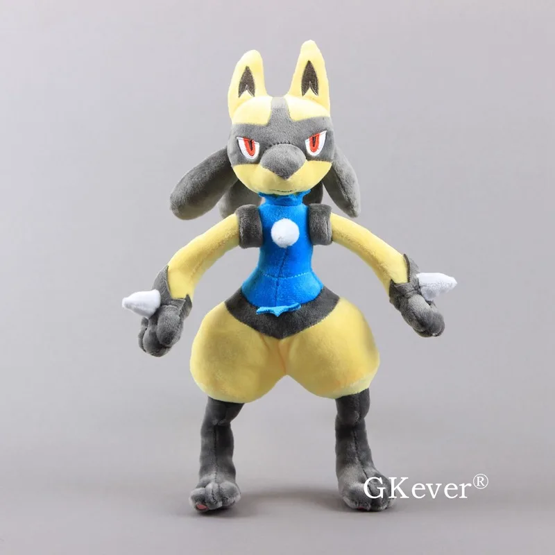 Плюшевые игрушки Mega Lucario X & Y 2 вида синие и желтые мягкие куклы 12 дюймов 30
