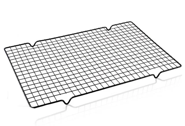 Best Price 10*16-Inch Stainless Steel Nonstick Cooling Rack Fits Baking Pan, Heavy Duty, Oven Safe for Roasting Cooking Grilling