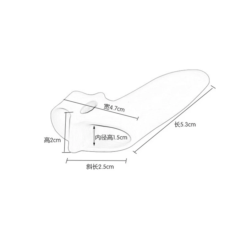 1 пара силиконового геля разделитель пальцев ног Облегчает боль в ноге вальгусная деформация Защита Подушка консилер большой палец