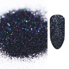 10 г голографический лазер для ногтей пигмент порошок фиолетовый зеленый золотой Сияющий Красочный 20 цветов голографическое искусство ногтей Советы Маникюр дизайн