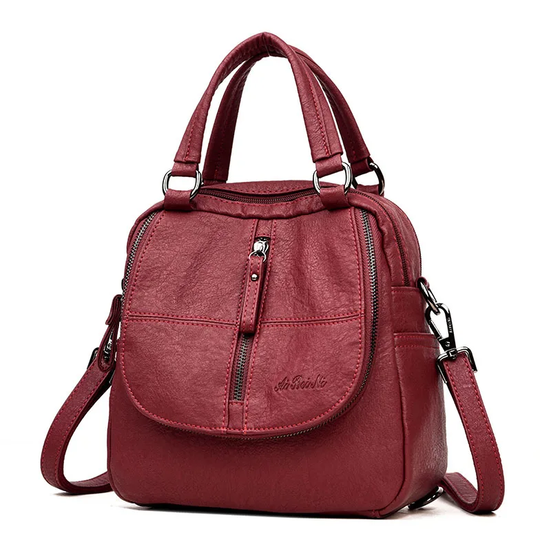 Многофункциональный женский рюкзак, женский кожаный рюкзак, маленький Mochila Feminina, школьные рюкзаки для девочек-подростков, сумка Sac A Dos