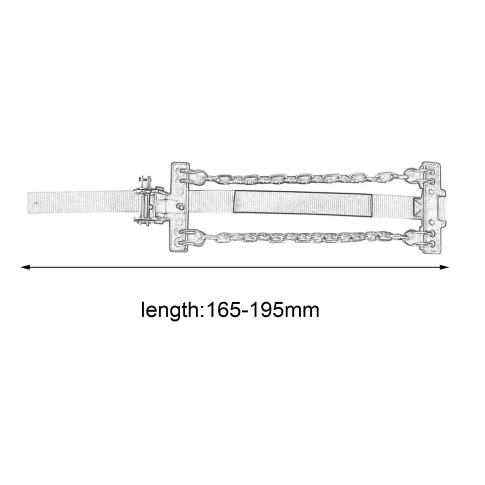 3 размера прочная марганцевая сталь автомобильная шина противоскользящая цепь легкое применение шина Противоскользящий ремень для снежной дороги ледяная дорога песчаная дорога