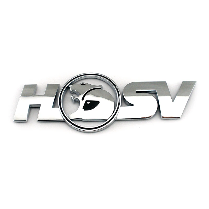 Gloss Black HSV Auto Tailgate Emblem, Matt Black HSV Car ...