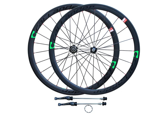 CALLANDER 38mm 50mm Clincher Tubular Road Bike Carbon Wheels Bicycle Rims Novatec Hub Carbon Road Bicycle wheelset