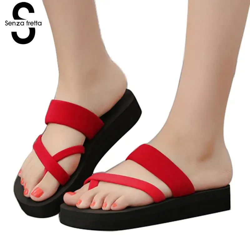 Senza Fretta Women Shoes Flip Flops Beach Slippers Sandals Summer Fashion Slippers Women Flip Flops Shoes Woman Mid Heel Sandals Senza Fretta Women Shoes Flip Flops Beach Slippers Sandals Summer Fashion Slippers Women Flip Flops Shoes Woman Mid Heel Sandals