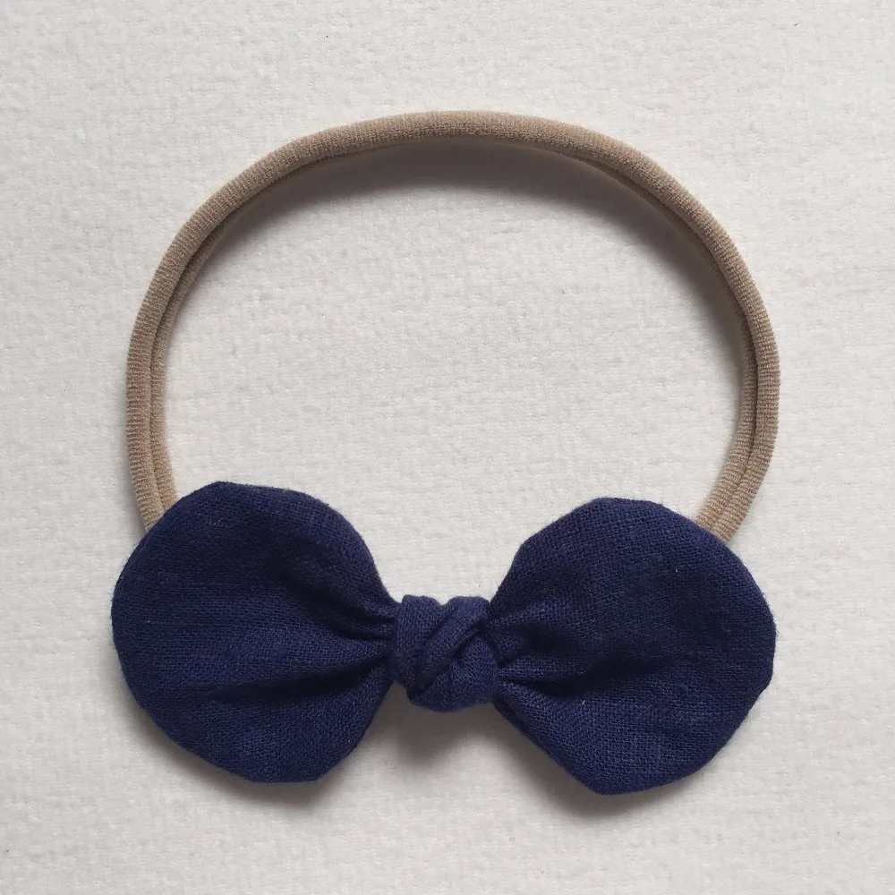 4-Pcs-lot-High-Quality-Handmade-solid-Nylon-Headband-Bow-Headbands-For-cute-Kids-Girls-Hair (5)