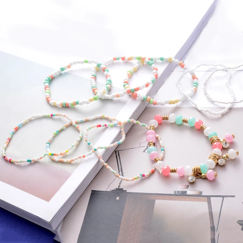 Новые Браслеты Boho для женщин ювелирные изделия девочек Bts браслет Талисман из