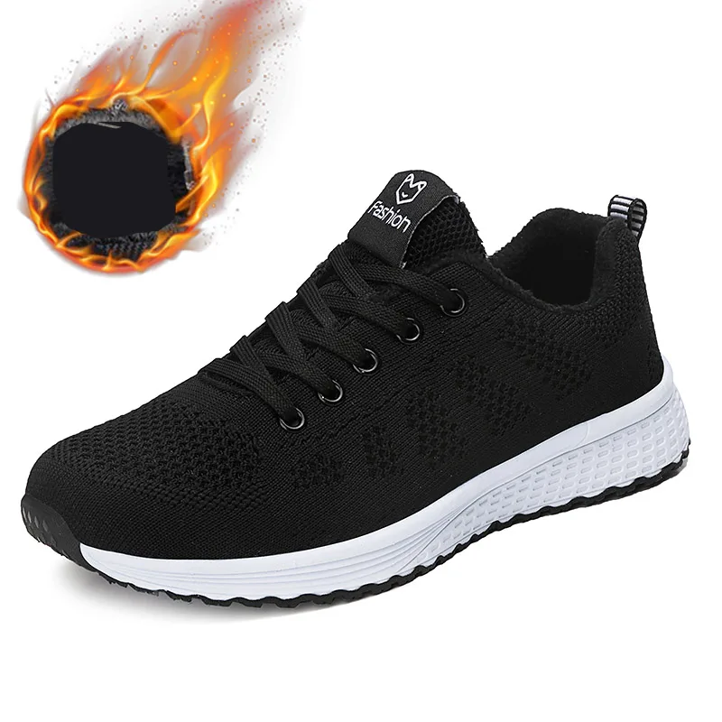 Winter Sneakers Women Warm Outdoor Walking Shoes Female Warm Thermal Running Shoes Woman Comfort Soft Sports Shoes with fleece Winter Sneakers Women Warm Outdoor Walking Shoes Female Warm Thermal Running Shoes Woman Comfort Soft Sports Shoes with fleece