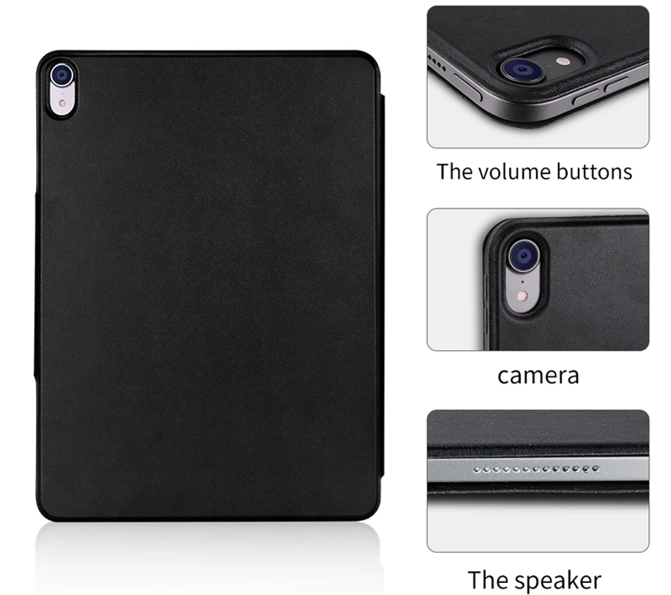Magnetic Tablets Case For iPad Pro 12.9 2018 Cases Multifolded Magnets Protective Cover Smart Case For iPad Pro iPad 2018 Case-12