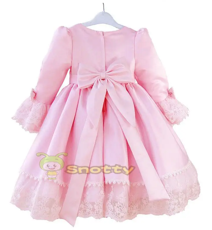 Европейское торжественное платье для девочек, розовое нарядное танцевальное платье в западном стиле для девочек 2, 3, 4, 6, 8, 10, 12 лет, одежда для девочек, KD-1436