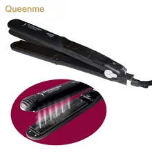 Queenme паровой плоский турмалин керамический паровой профессиональный, с аргановым маслом паровой выпрямитель для волос инфузионные Выпрямители