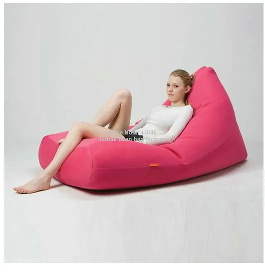 Elegant Cobalt blue bean bag chair, adults outdoor beanbag sofa seat furniture