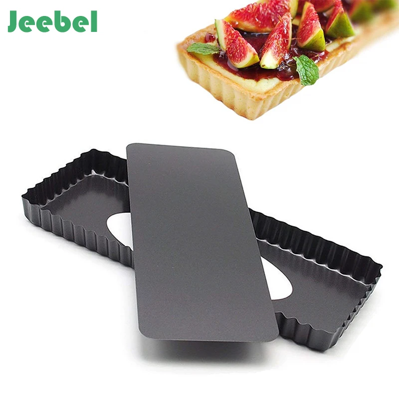 Jeebel Fluted Cake Pan Mold Baking Removable Bottom Nonstick Quiche Tool Baguette Baking Tray Cake Pans Jeebel Fluted Cake Pan Mold Baking Removable Bottom Nonstick Quiche Tool Baguette Baking Tray Cake Pans